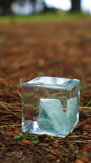 Amazonite Crystal Specimen Cube