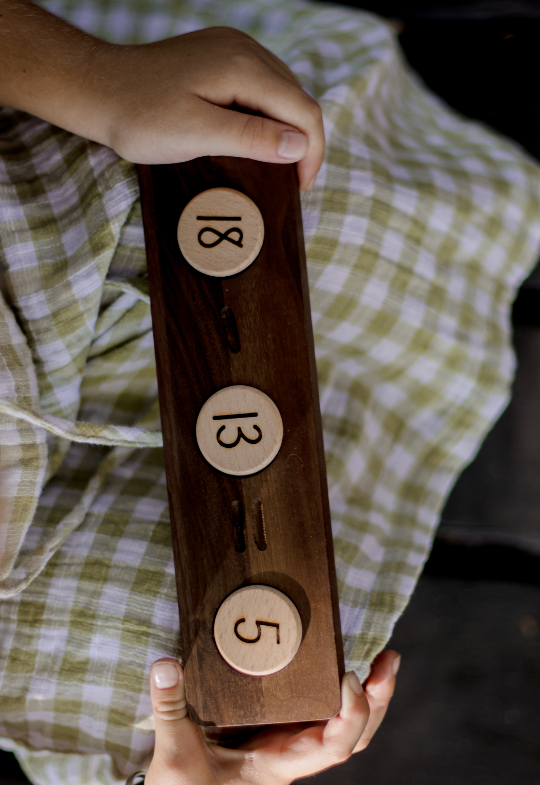 Reversible Math Tray + Tokens