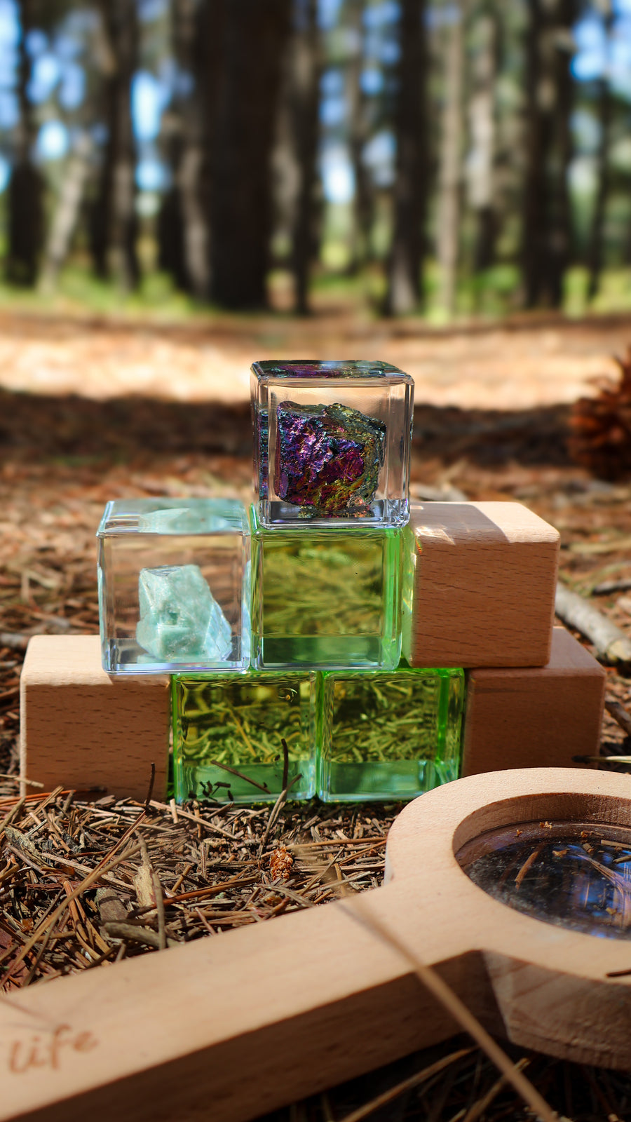 Amazonite Crystal Specimen Cube