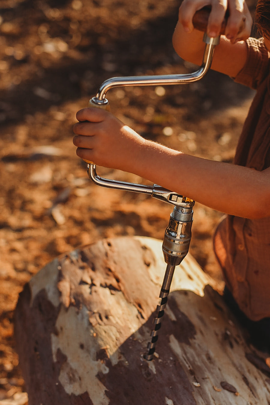 Hand Drill + Bits