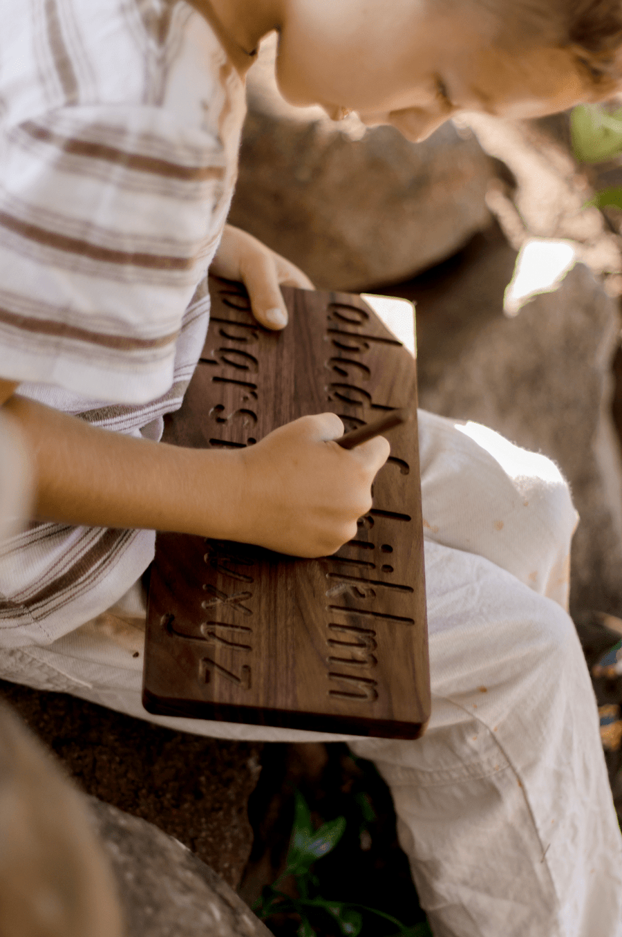 Alphabet + Number Tracing Board - Our Earth Life