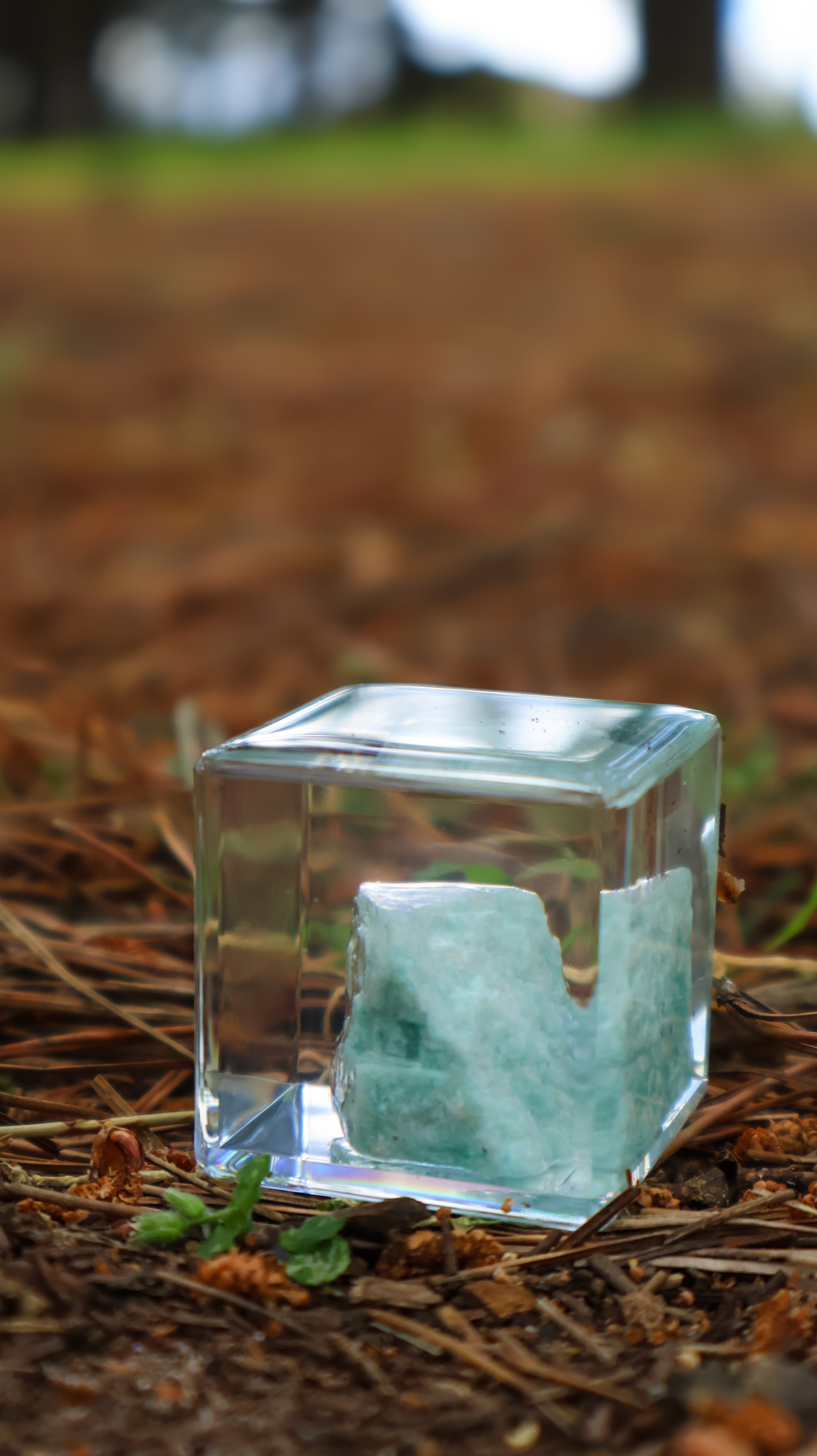 Amazonite Crystal Specimen Cube - Our Earth Life
