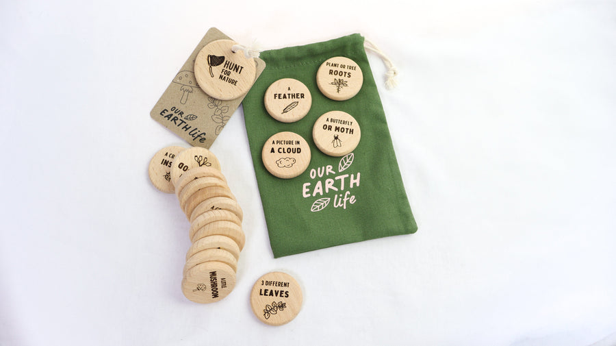 Nature Scavenger Hunt Tokens - Our Earth Life