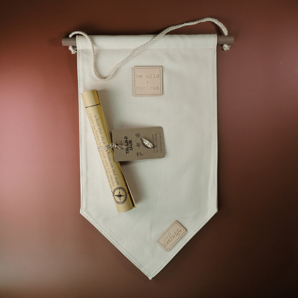 Pin Banner and Welcome Pin for The Wild Club - Our Earth Life