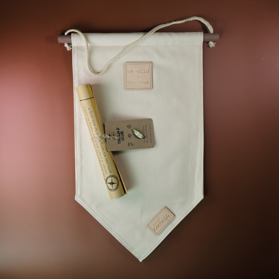 Pin Banner and Welcome Pin for The Wild Club