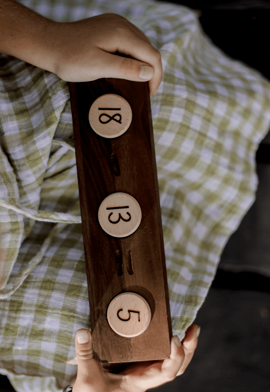 Reversible Math Tray + Tokens - Our Earth Life