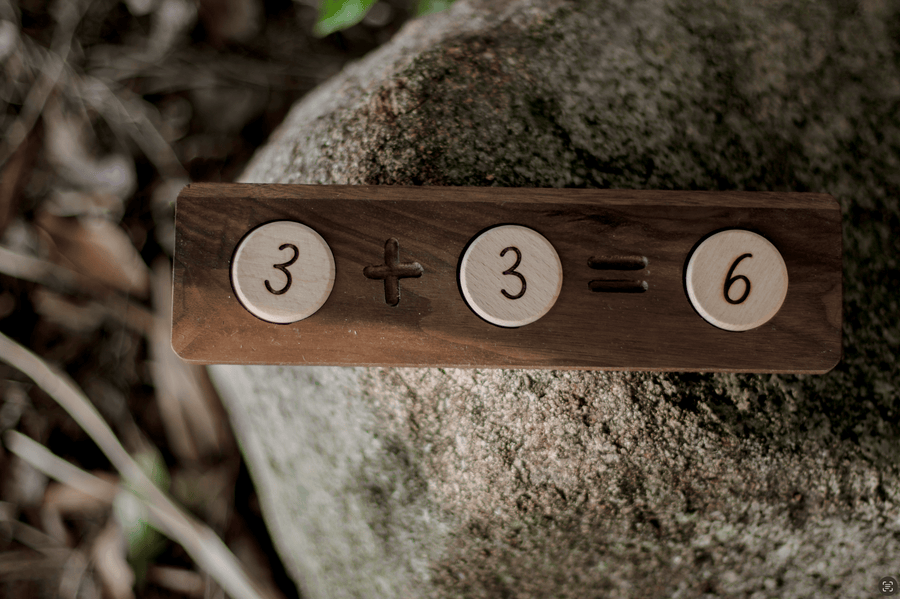 Reversible Math Tray + Tokens - Our Earth Life