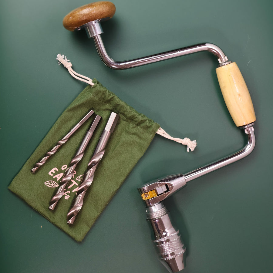 Hand Drill + Bits